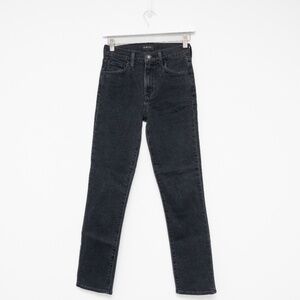 Favorite Daughter Black Straight Leg Jeans